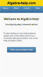 Mobile Screenshot of algebra-help.com